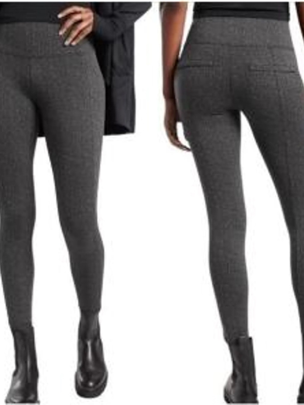 Athleta Dark Heather Gray High-Waist Leggings